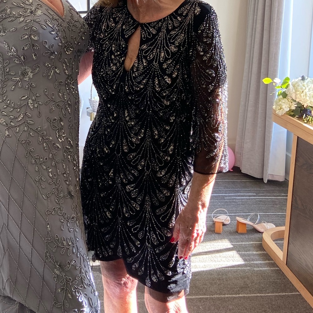 Aiden Mattox Beaded Dress